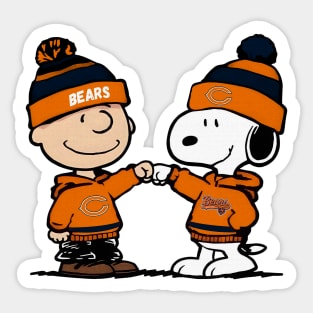 Chicago-Bears-Snoopy Sticker